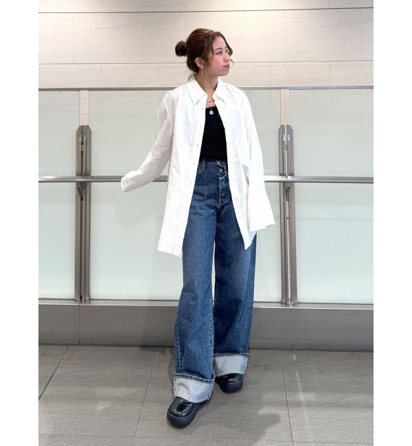 Ungrid「カットオフビッグシルエットシャツ」|シャツ・ブラウス|