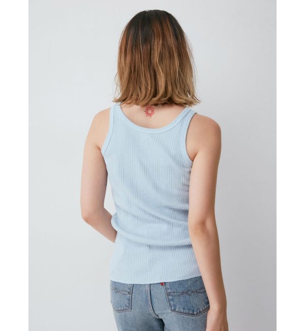 Ungrid「ランダムテレコタンクトップ」|タンクトップ|