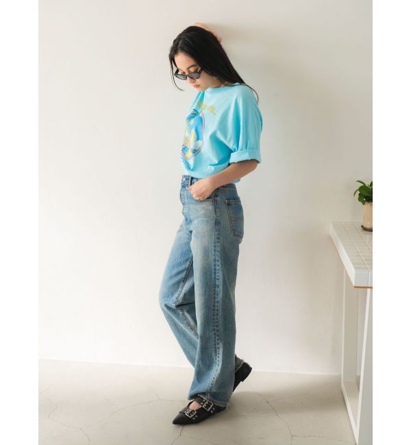 Ungrid「CREST CURLロゴTee」|Tシャツ・カットソー|