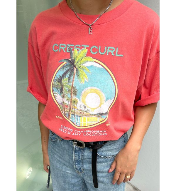 Ungrid「CREST CURLロゴTee」|Tシャツ・カットソー|