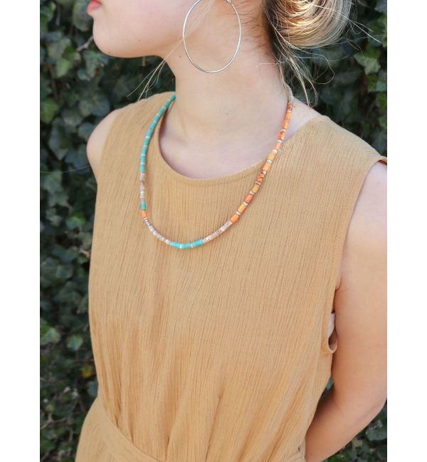 Ungrid「カラービーズネックレス」|ネックレス|