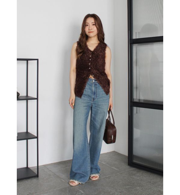 Ungrid「Levi's別注 RIBCAGE WIDE LEGデニム」|デニム|