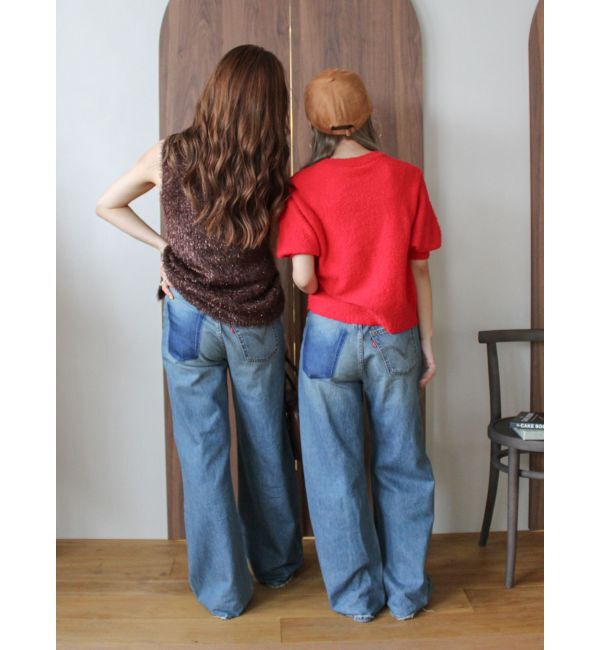 Ungrid「Levi's別注 RIBCAGE WIDE LEGデニム」|デニム|