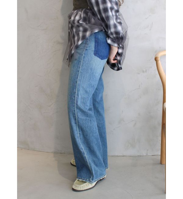 Ungrid「Levi's別注 RIBCAGE WIDE LEGデニム」|デニム|