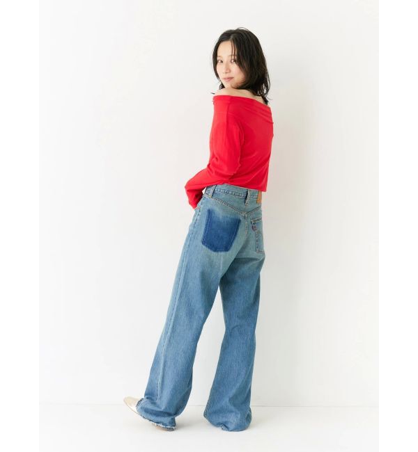 Ungrid「Levi's別注 RIBCAGE WIDE LEGデニム」|デニム|