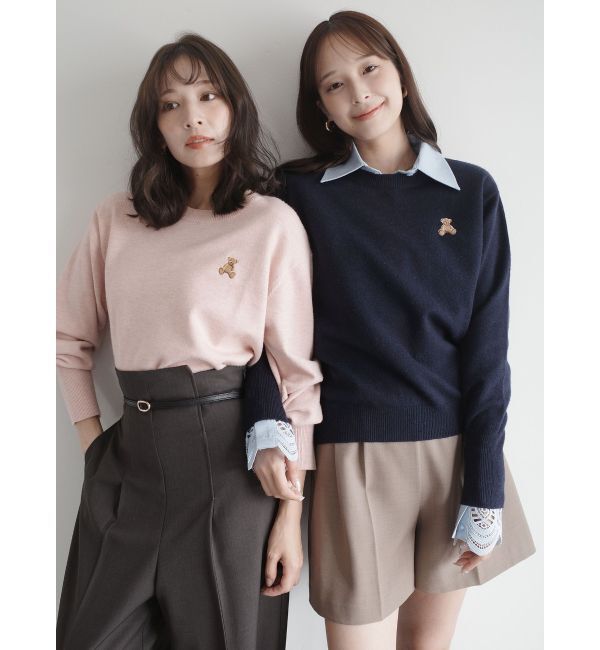 LAGUNAMOON「【POLO BCS コラボ】ベアニットプルオーバー」|スウェット・ジャージ|