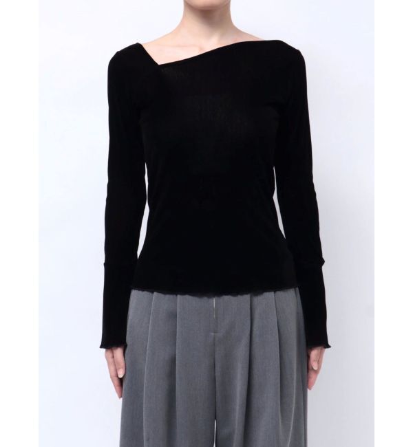 LAGUNAMOON「シアーフロッキーフレアスリーププルオーバー」|Tシャツ・カットソー|