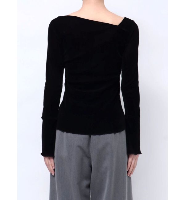 LAGUNAMOON「シアーフロッキーフレアスリーププルオーバー」|Tシャツ・カットソー|