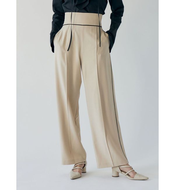 LAGUNAMOON「バイカラーパイピングパンツ」|その他|