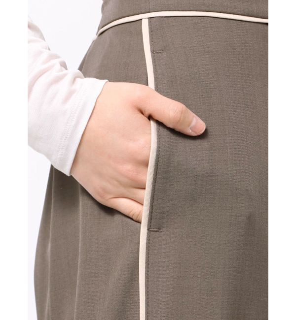 LAGUNAMOON「バイカラーパイピングパンツ」|その他|