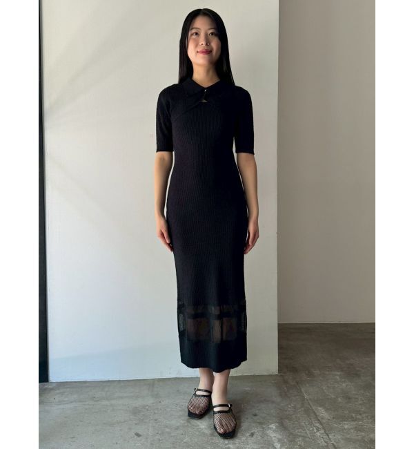 LAGUNAMOON「【追加生産】クロップドカーデセットニットワンピース」|ワンピース|