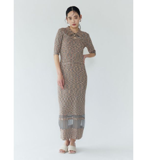 LAGUNAMOON「【追加生産】クロップドカーデセットニットワンピース」|ワンピース|