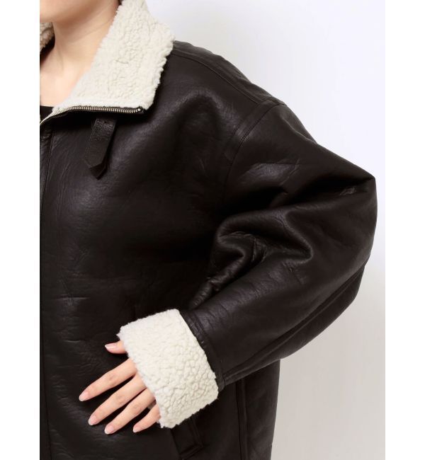 EVRIS「オーバーサイズボアブルゾン」|ブルゾン・スタジャン|