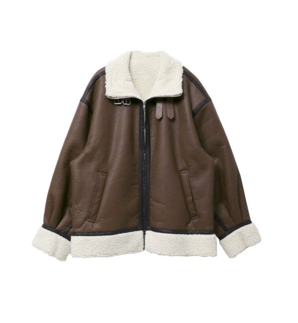 EVRIS「オーバーサイズボアブルゾン」|ブルゾン・スタジャン|