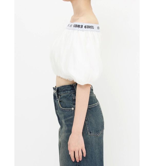 EVRIS「ロゴラインオフショルトップス」|シャツ・ブラウス|