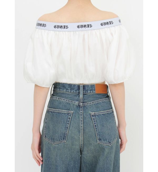 EVRIS「ロゴラインオフショルトップス」|シャツ・ブラウス|