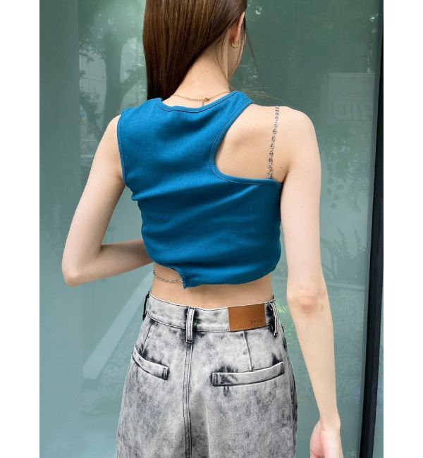 EVRIS「カッティングチェーントップス」|Tシャツ・カットソー|