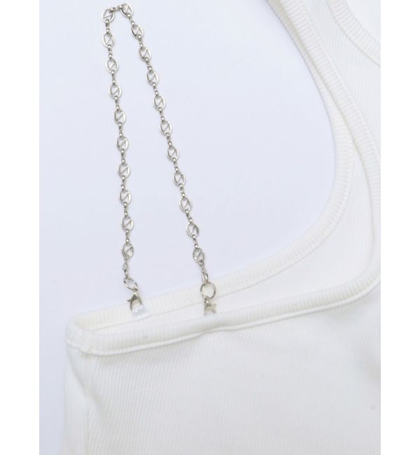 EVRIS「カッティングチェーントップス」|Tシャツ・カットソー|