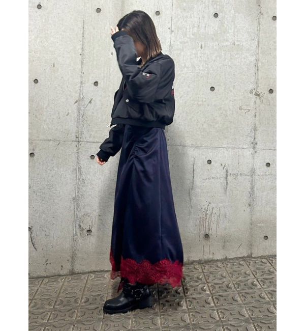 EVRIS「レースドッキングギャザーワンピース」|ワンピース|