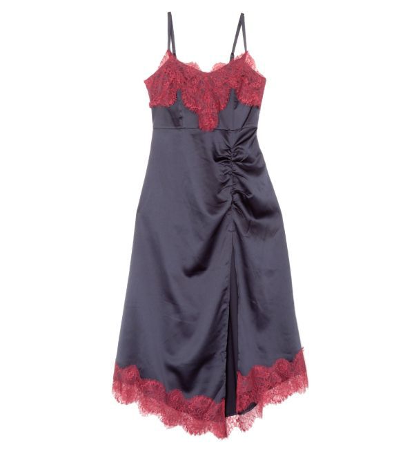 EVRIS「レースドッキングギャザーワンピース」|ワンピース|