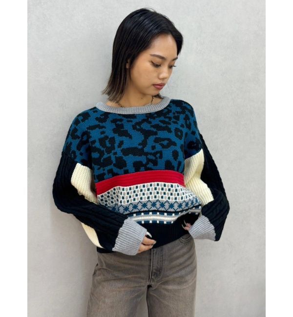 EVRIS「2WAYマルチパターンニットトップス」|ニット・セーター|