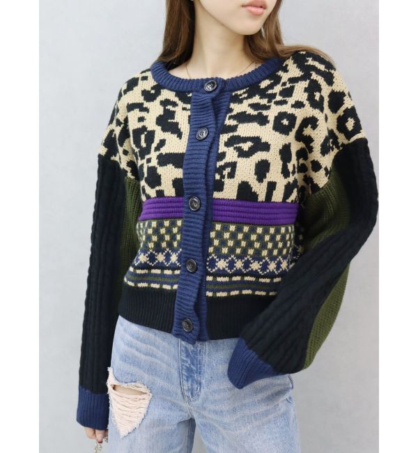 EVRIS「2WAYマルチパターンニットトップス」|ニット・セーター|ベージュ