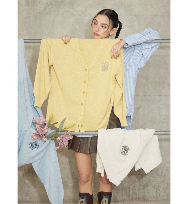 EVRIS「ワンポイントニットカーディガン」|カーディガン|