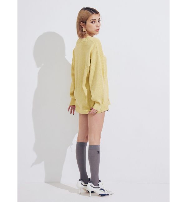 EVRIS「ワンポイントニットカーディガン」|カーディガン|