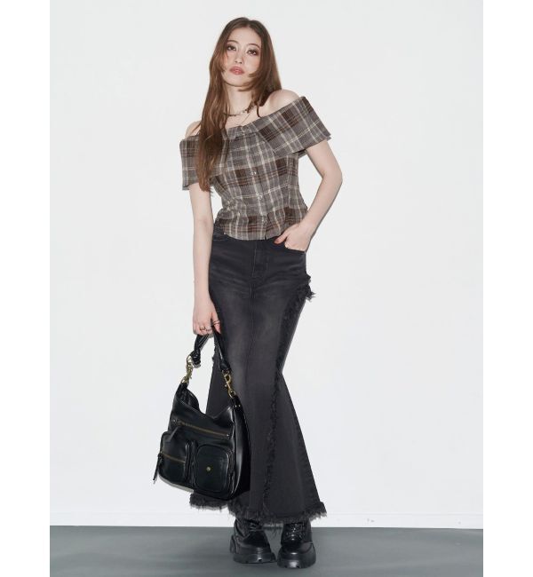 EVRIS「マーメイドデニムスカート」|スカート|