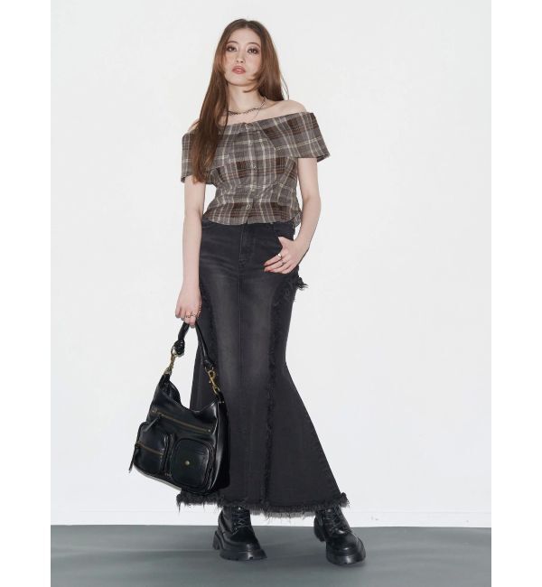 EVRIS「マーメイドデニムスカート」|スカート|