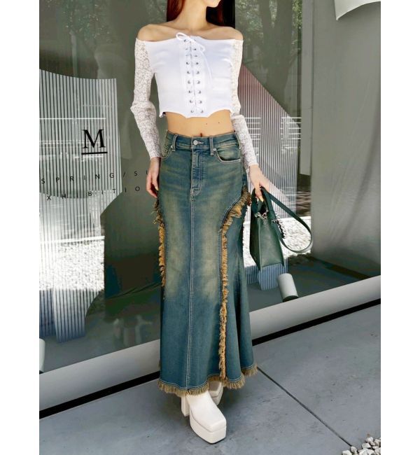 EVRIS「マーメイドデニムスカート」|スカート|