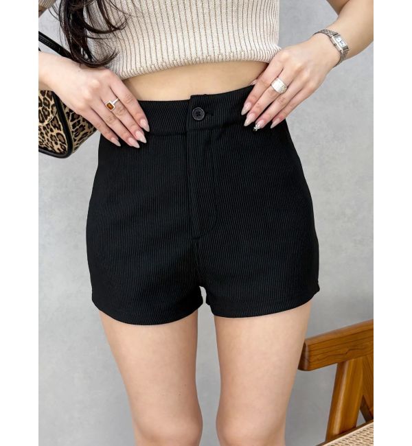 EVRIS「ストレッチショートパンツ」|その他|ブラック