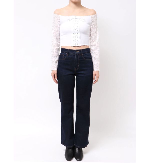 EVRIS「レースコンビオフショルトップス」|Tシャツ・カットソー|