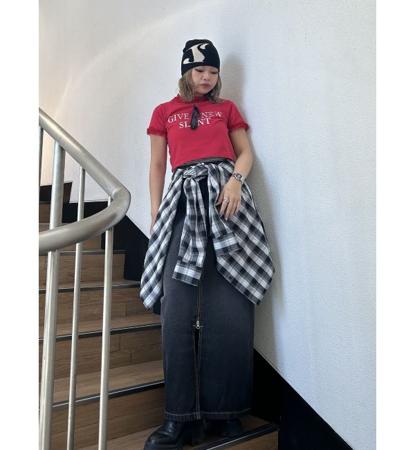 jouetie「メタルロゴレースフィットTシャツ」|Tシャツ・カットソー|