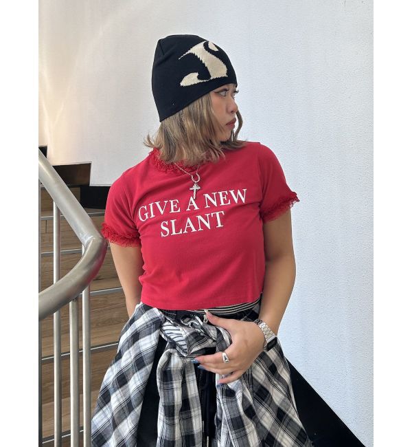 jouetie「メタルロゴレースフィットTシャツ」|Tシャツ・カットソー|