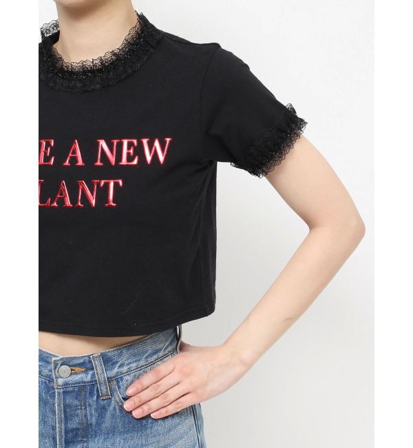 jouetie「メタルロゴレースフィットTシャツ」|Tシャツ・カットソー|