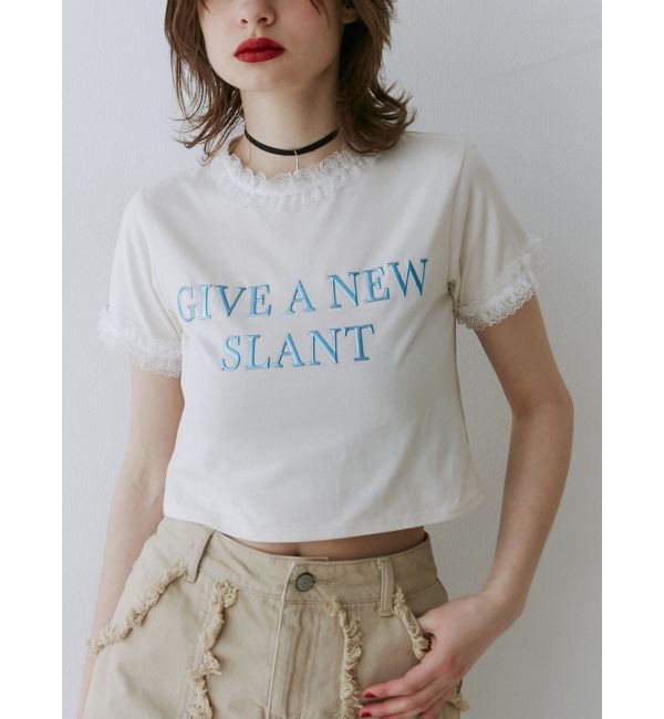 jouetie「メタルロゴレースフィットTシャツ」|Tシャツ・カットソー|