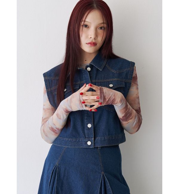 jouetie「ニュアンスパターンシアートップス」|Tシャツ・カットソー|