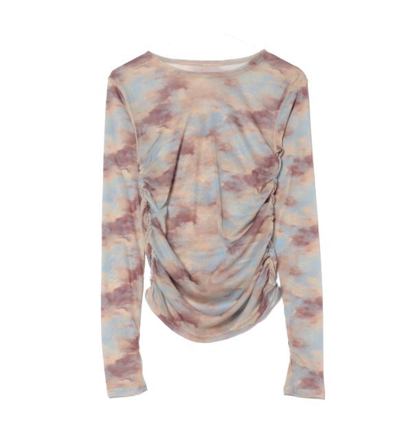 jouetie「ニュアンスパターンシアートップス」|Tシャツ・カットソー|ベージュ