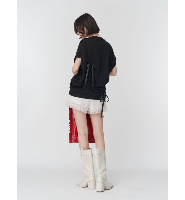 jouetie「シャーリングリボンルーズプルオーバー」|Tシャツ・カットソー|