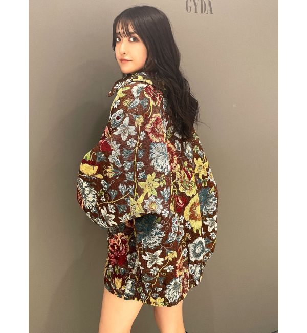 GYDA「Gobelinブルゾン【SETUP着用可】」|ブルゾン・スタジャン|ブラウン