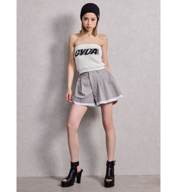 GYDA「スレキデザインフレアショートパンツ」|その他|