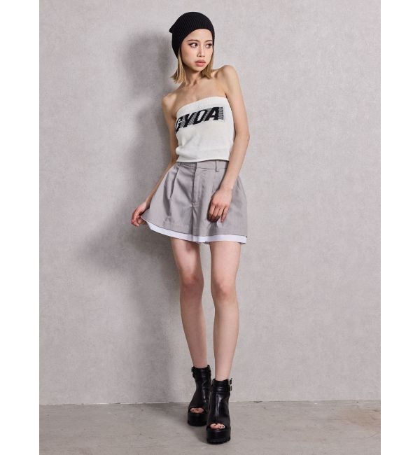 GYDA「スレキデザインフレアショートパンツ」|その他|