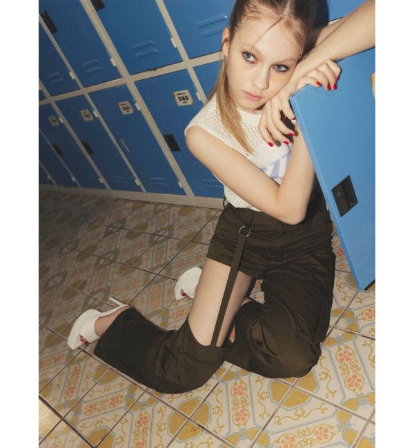 GYDA「ZINGY メッシュニットタンクトップ」|タンクトップ|