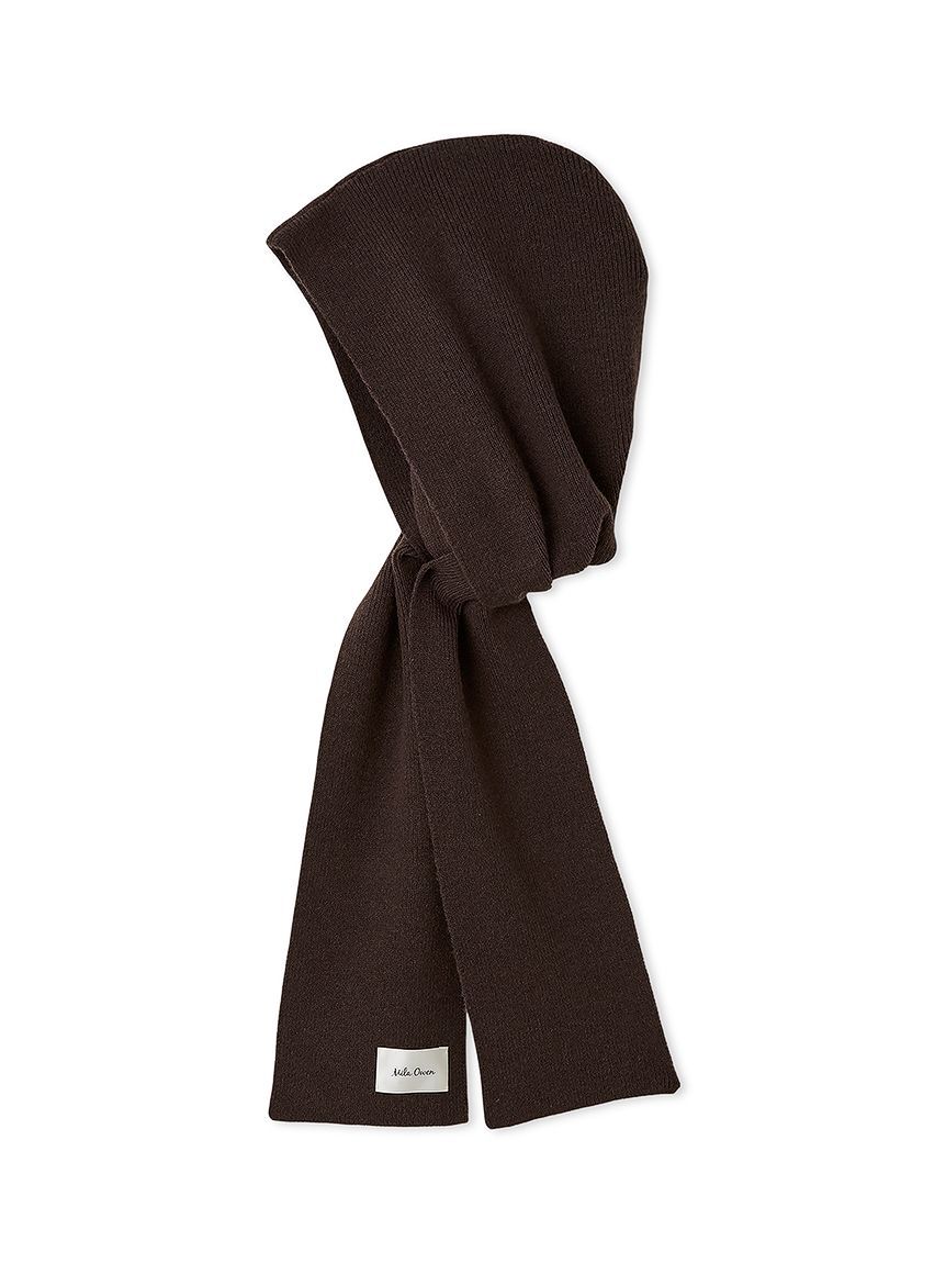 Mila Owen「リブニットフーディマフラー」|マフラー|DBRW