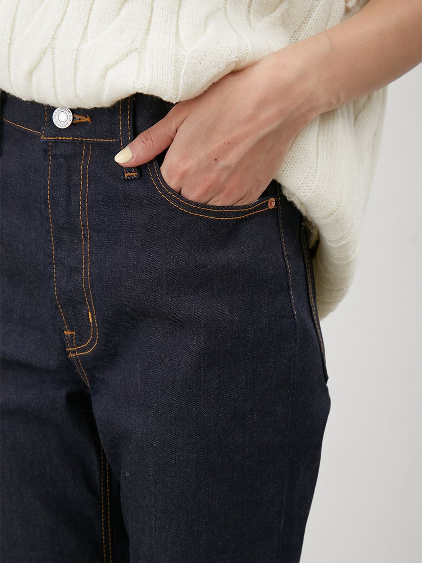 Mila Owen「センタープレスシガレットスキニーデニムパンツ」|デニム|