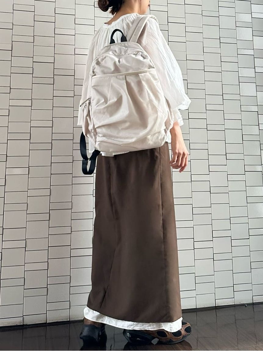 emmi atelier「レイヤードIラインスカート」|スカート|