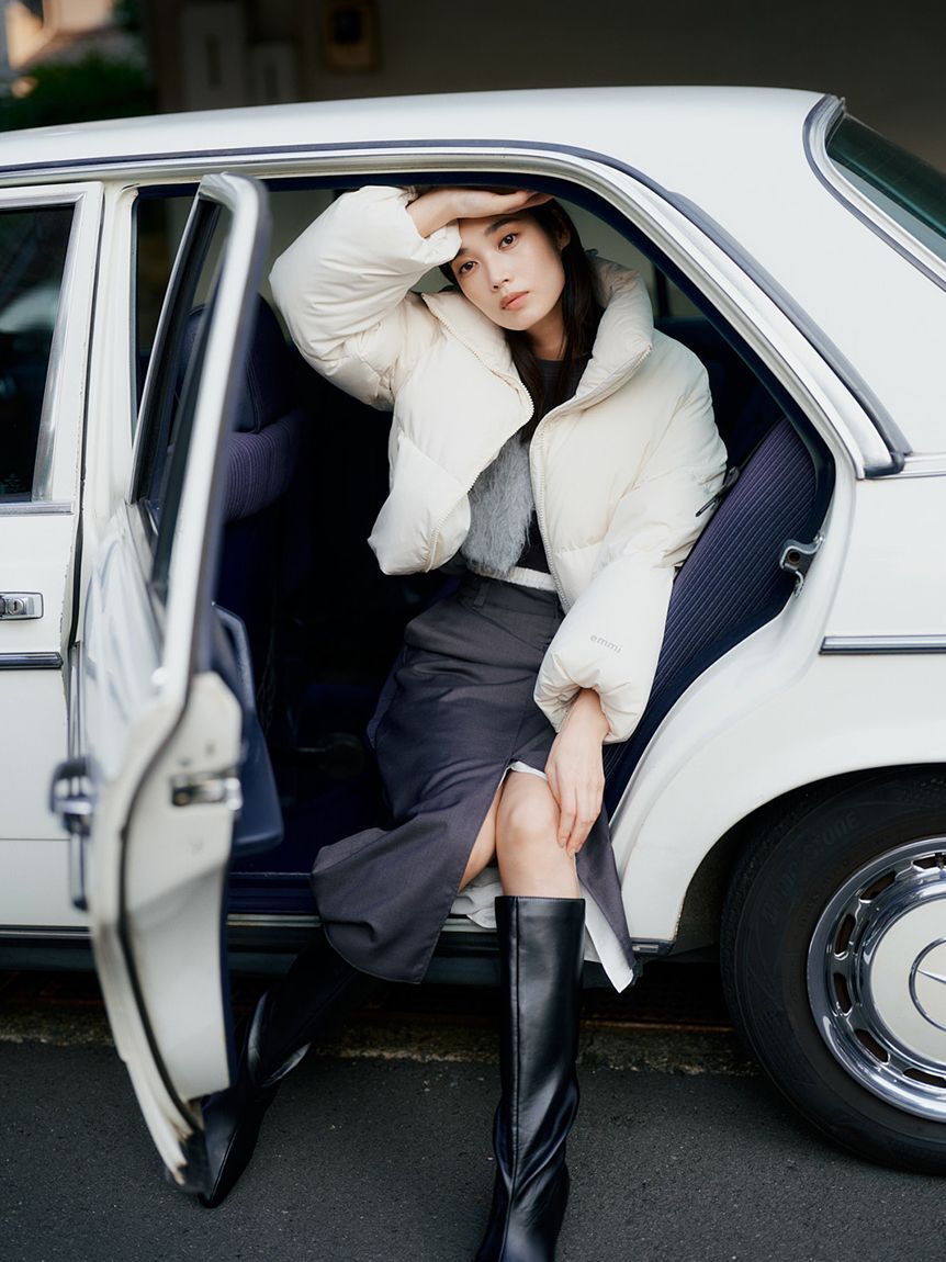 emmi atelier「レイヤードIラインスカート」|スカート|