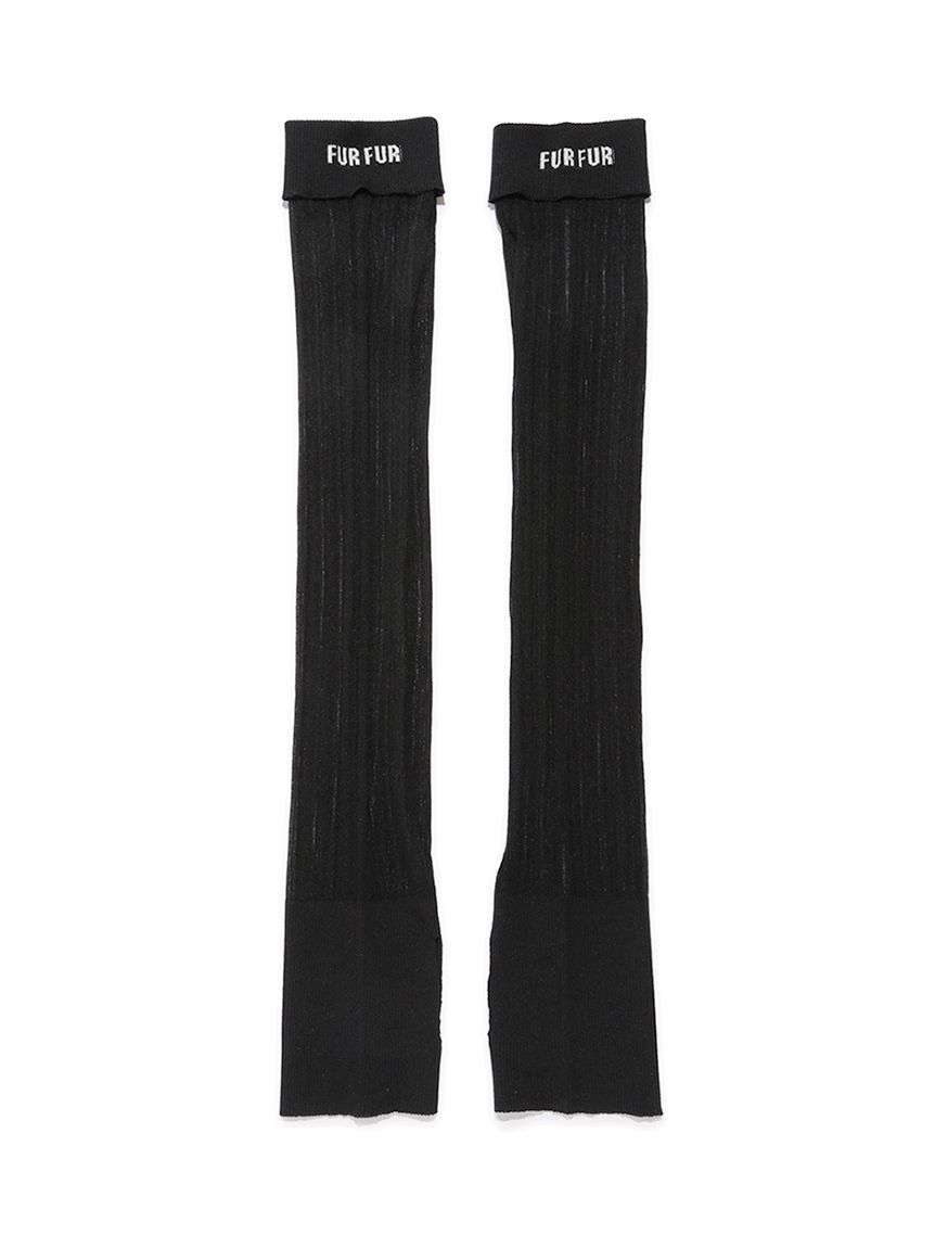 FURFUR「シアーレッグウォーマー」|レッグウォーマー|BLK