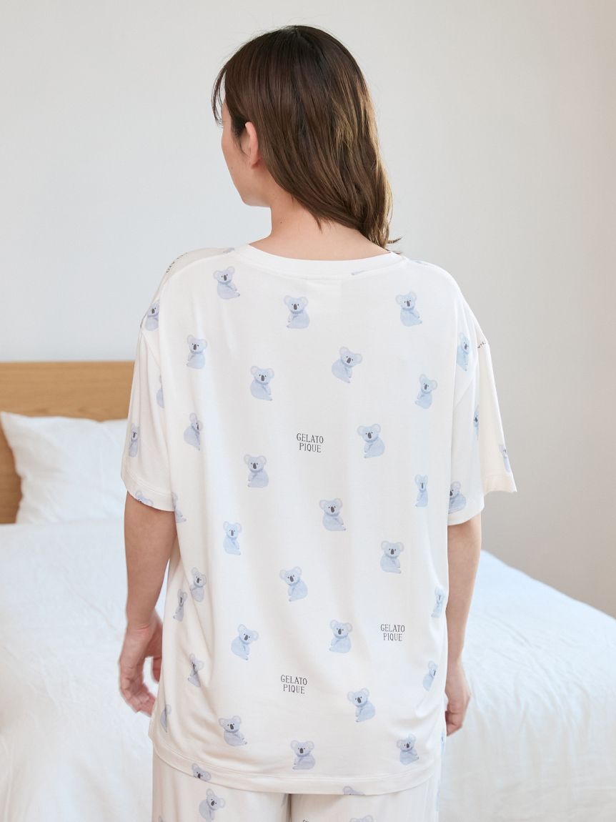 gelato pique「【接触冷感】コアラ柄Tシャツ」|ルームウェア|